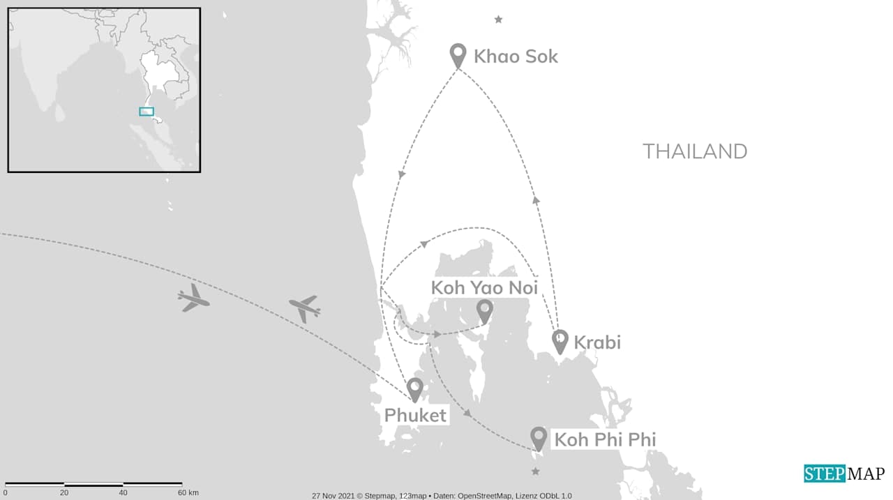 Thailand island-hopping: Jungle meets beach