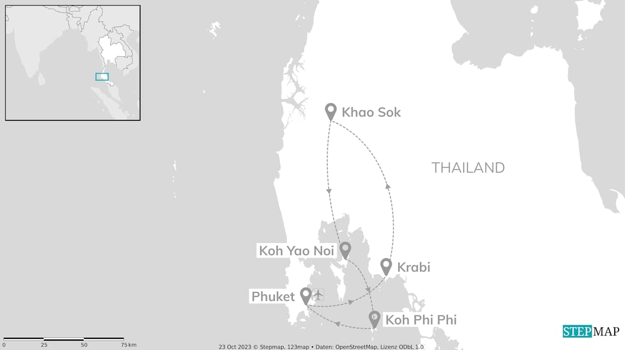 Thailand island-hopping: Jungle meets beach