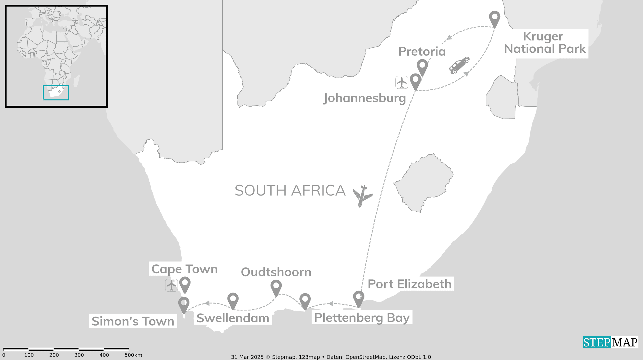 South Africa road trip: Kruger, Cape and coast